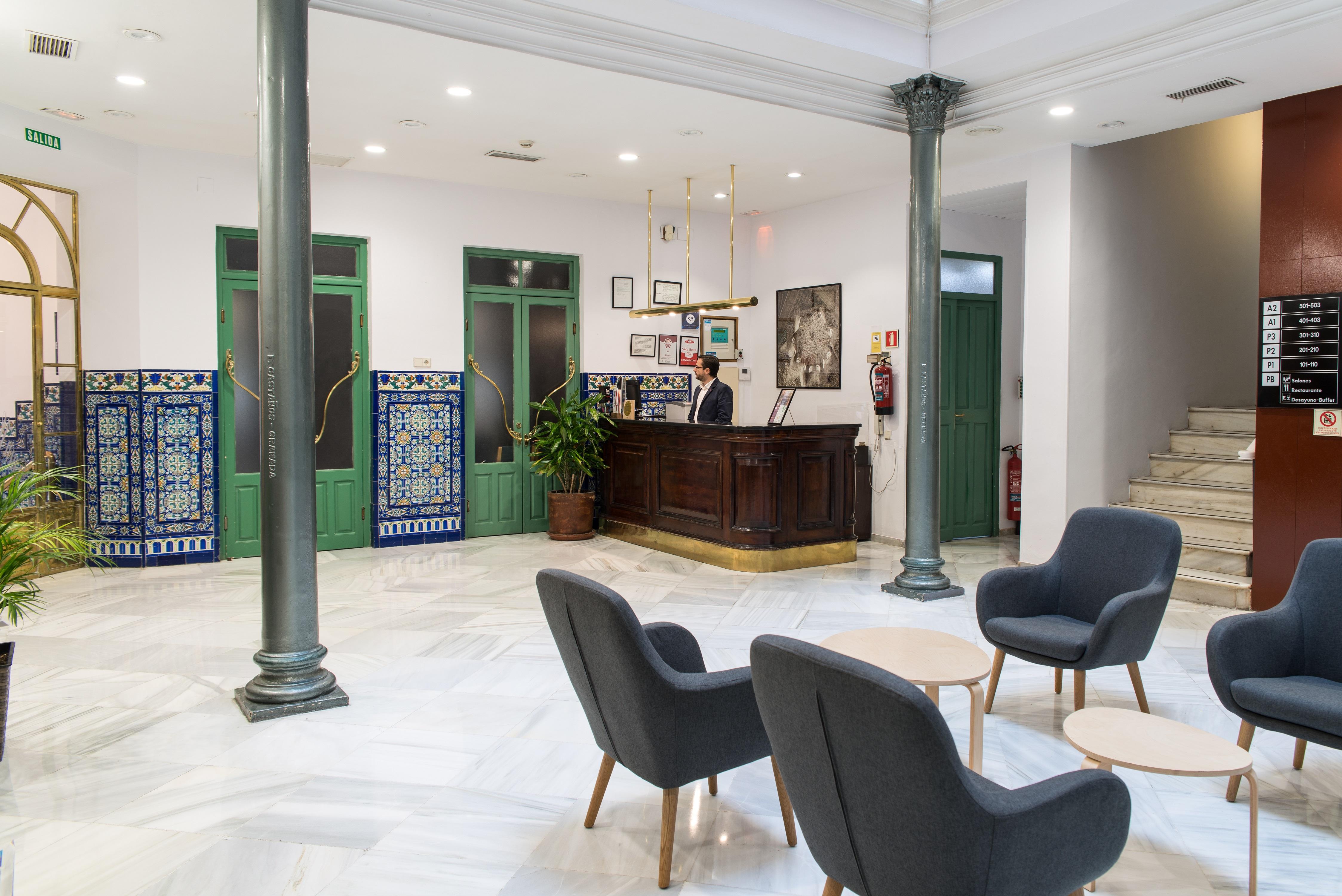 Hotel Inglaterra Granada Bagian luar foto